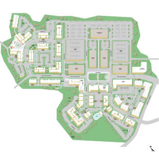 Site Map for MAA Wade Park luxury apartment homes in Raleigh, NC. 