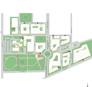 Property Map of MAA Addison Circle luxury apartments in Addison, TX