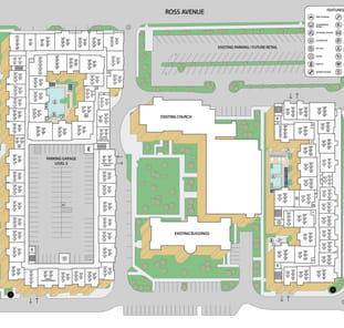 Property map at MAA Cathedral Arts