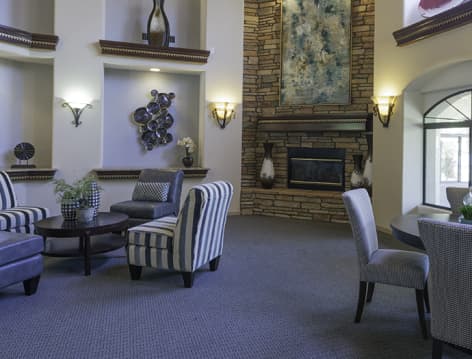 Lobby at Colonial Grand at Scottsdale luxury apartment homes in Phoenix, AZ