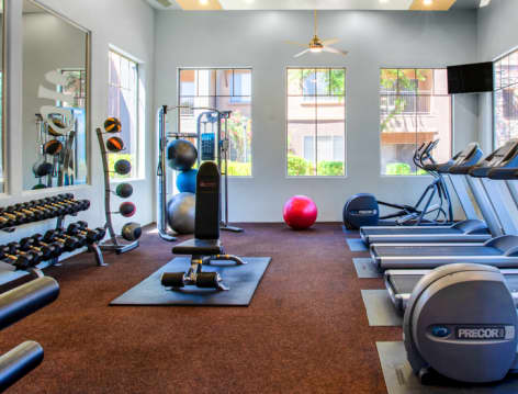 Fitness Center at Sky View Ranch luxury apartment homes in Phoenix, AZ