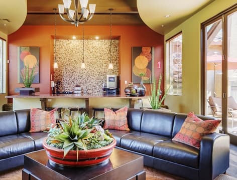 Clubhouse at Sky View Ranch luxury apartment homes in Phoenix, AZ