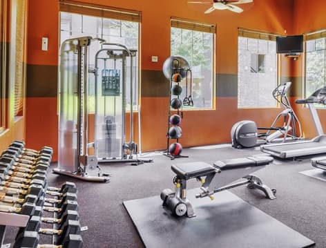 Gym at Sky View Ranch luxury apartment homes in Phoenix, AZ
