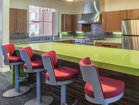 Lobby at Skysong luxury apartment homes in Phoenix, AZ