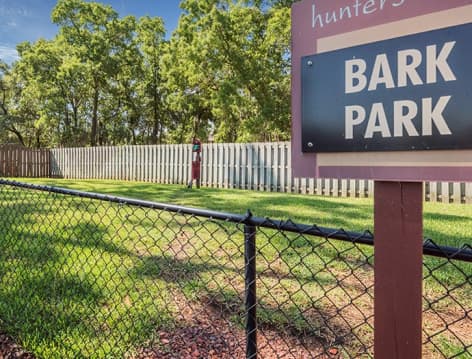 Dog Park at Hunters Ridge at Deerwood luxury apartment homes in Jacksonville, FL