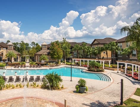 Pool at Lighthouse at Fleming Island luxury apartment homes in Jacksonville, FL