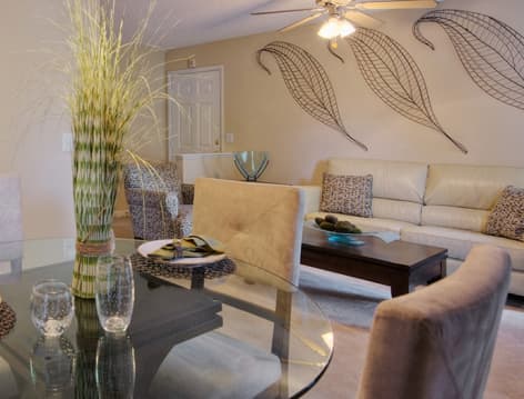 Dining Room at St Augustine at the Lake luxury apartment homes in Jacksonville, FL