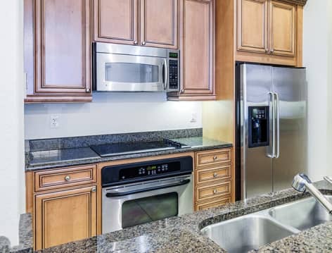 Kitchen at MAA Town Park Reserve luxury apartment homes in Orlando, FL