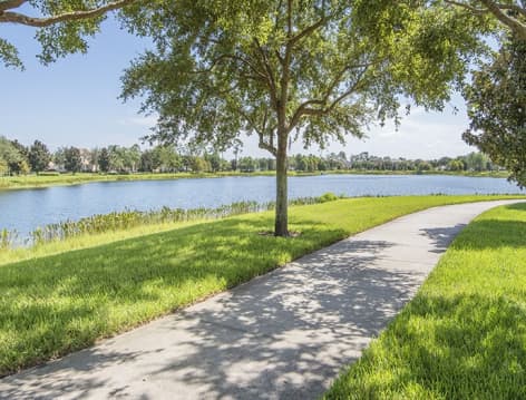 Walking Trail at MAA Windermere luxury apartment homes in Orlando, FL