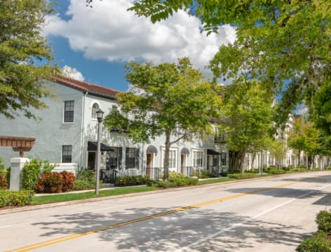 Building Exterior 1 at Post Lake at Baldwin Park luxury apartment homes in Orlando, FL
