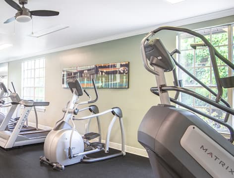Fitness Center at The Club at Panama Beach luxury apartment homes in Panama City Beach, FL