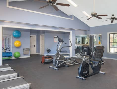 Fitness Center at The Paddock Club Tallahassee luxury apartment homes in Tallahassee, FL