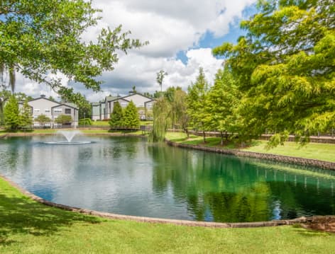 Lake & Walking Trails at Verandas at Southwood luxury apartment homes in Tallahassee, FL