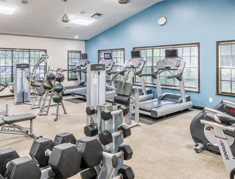 Gym at MAA Hyde Park luxury apartment homes in Tampa, FL