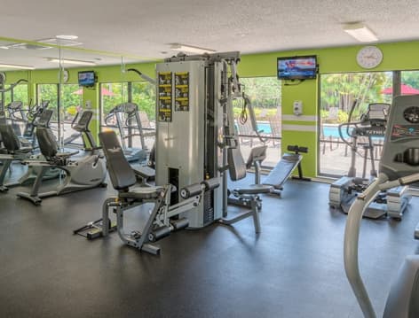 Fitness Center at The Links Apartment Homes at Carrollwood luxury apartment homes in Tampa, FL