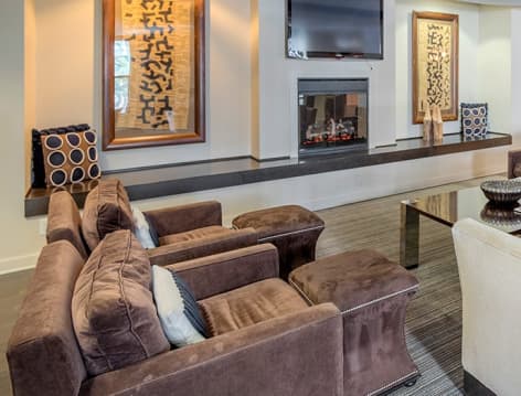 Clubhouse at Allure at Brookwood luxury apartment homes in Atlanta, GA