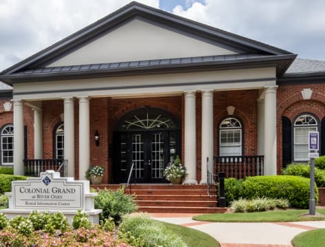 Club House Exterior at Colonial Grand at River Oaks luxury apartment homes in Duluth, GA
