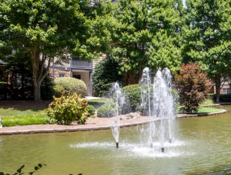 Pond at MAA Berkeley Lake luxury apartment homes in Duluth, GA