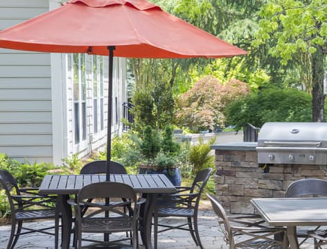 Grilling area at MAA Brookhaven luxury apartment homes in Atlanta, GA