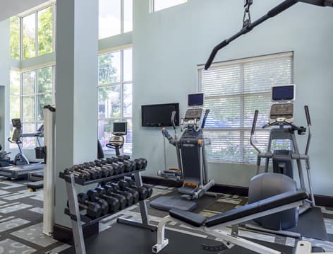 Fitness Center at Post Chastain luxury apartment homes in Atlanta, GA