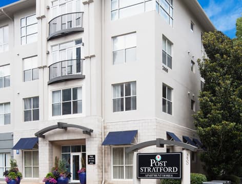 Exterior Day at Post Stratford luxury apartment homes in Atlanta, GA