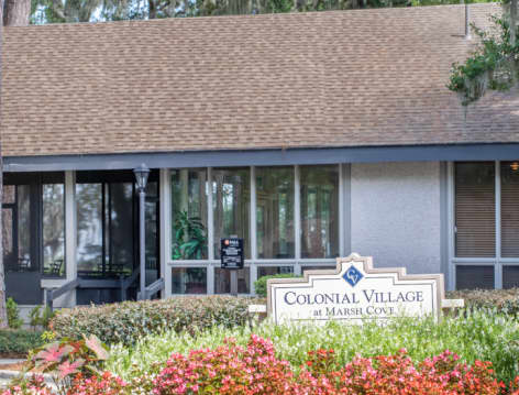Office Exterior at Colonial Village at Marsh Cove luxury apartment homes in Savannah, GA