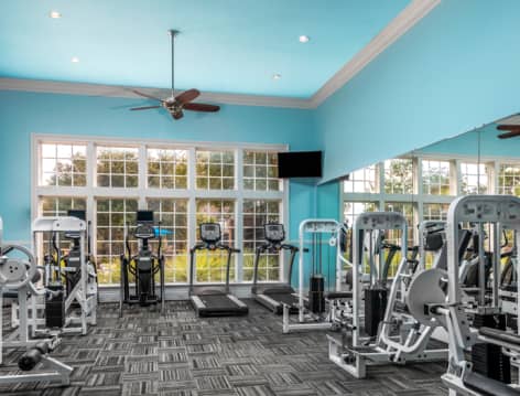 Fitness Center at MAA Hammocks luxury apartment homes in Savannah, GA