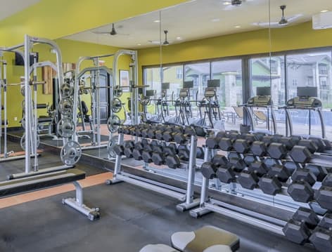Fitness Center 2 at Ranch at Prairie Trace luxury apartment homes in Overland Park Kansas City, KS