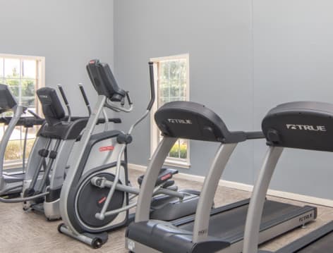 Fitness Center at Crosswinds luxury apartment homes in Pearl, MS