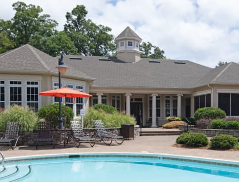 Pool at Colonial Grand at Mallard Creek luxury apartment homes in Charlotte, NC