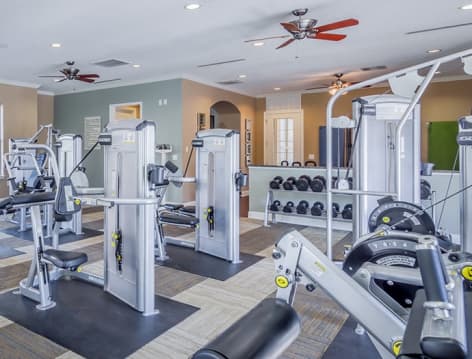 Gym at MAA Ayrsley luxury apartment homes in Charlotte, NC