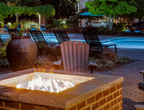 Fire Pit at MAA South Park luxury apartment homes in Charlotte, NC