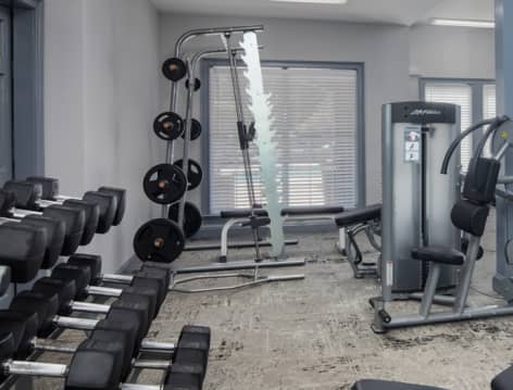 Fitness center at MAA South Park luxury apartment homes in Charlotte, NC