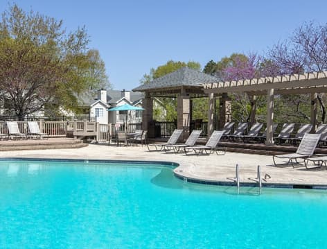 Pool at MAA Timbercrest luxury apartment homes in Charlotte, NC