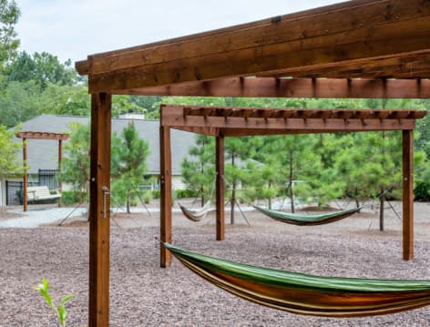 Hammock Garden 2 at Colonial Village at Deerfield luxury apartment homes in Durham, NC