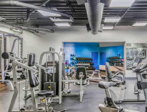 Fitness Center at Hue luxury apartment homes in Raleigh, NC