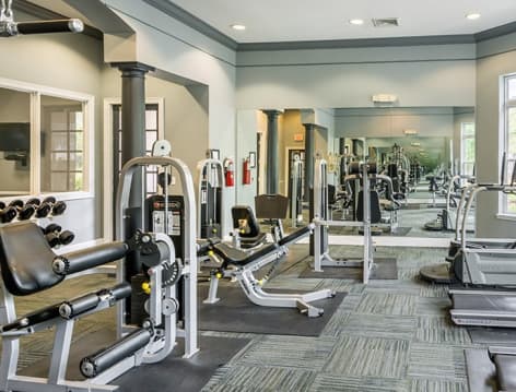 Gym at MAA Arringdon luxury apartment homes in Morrisville, NC
