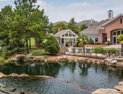 Waterfall at MAA Brier Falls luxury apartment homes in Raleigh, NC
