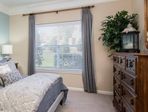 Bedroom 1 at MAA Brierdale luxury apartment homes in Raleigh, NC