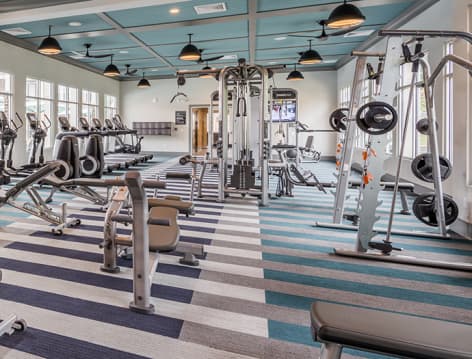 Fitness at Post Parkside at Wade luxury apartment homes in Raleigh, NC