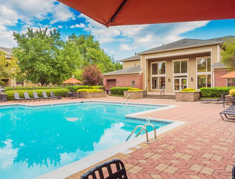 Pool 4 at Waterford Forest luxury apartment homes in Cary, NC
