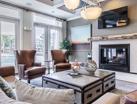 Clubhouse 3 at River's Walk luxury apartment homes in Mt. Pleasant, SC