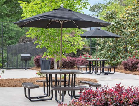 Charcoal Grill at The Fairways luxury apartment homes in Columbia, SC
