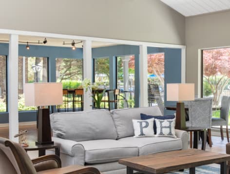 Clubhouse at MAA Haywood luxury apartment homes in Greenville, SC