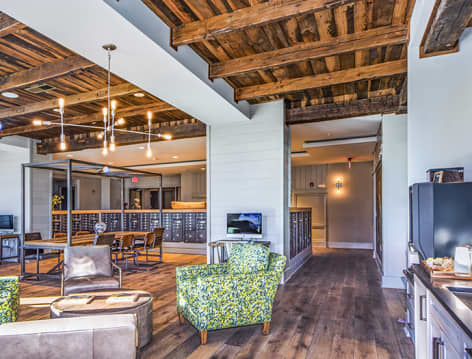 Leasing Center at The Greene luxury apartment homes in Greenville, SC