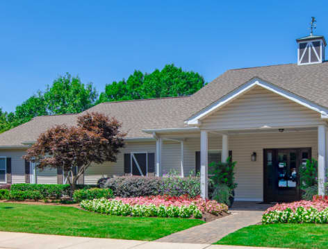 Office Exterior at The Paddock Club Greenville luxury apartment homes in Greenville, SC