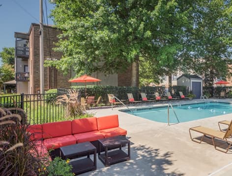 Pool 4 at Hidden Creek luxury apartment homes in Chattanooga, TN