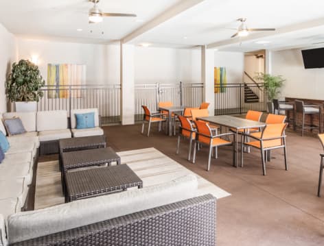 Pool Lounge at MAA Acklen luxury apartment homes in Nashville, TN