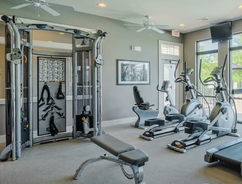 Fitness Center at MAA Indian Lake Village luxury apartment homes in Hendersonville, TN
