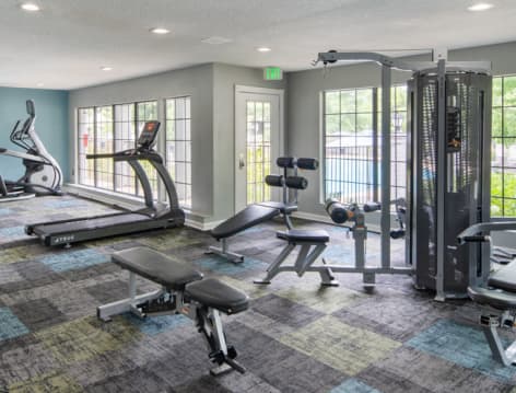 Fitness Center at MAA Park luxury apartment homes in Hermitage, TN